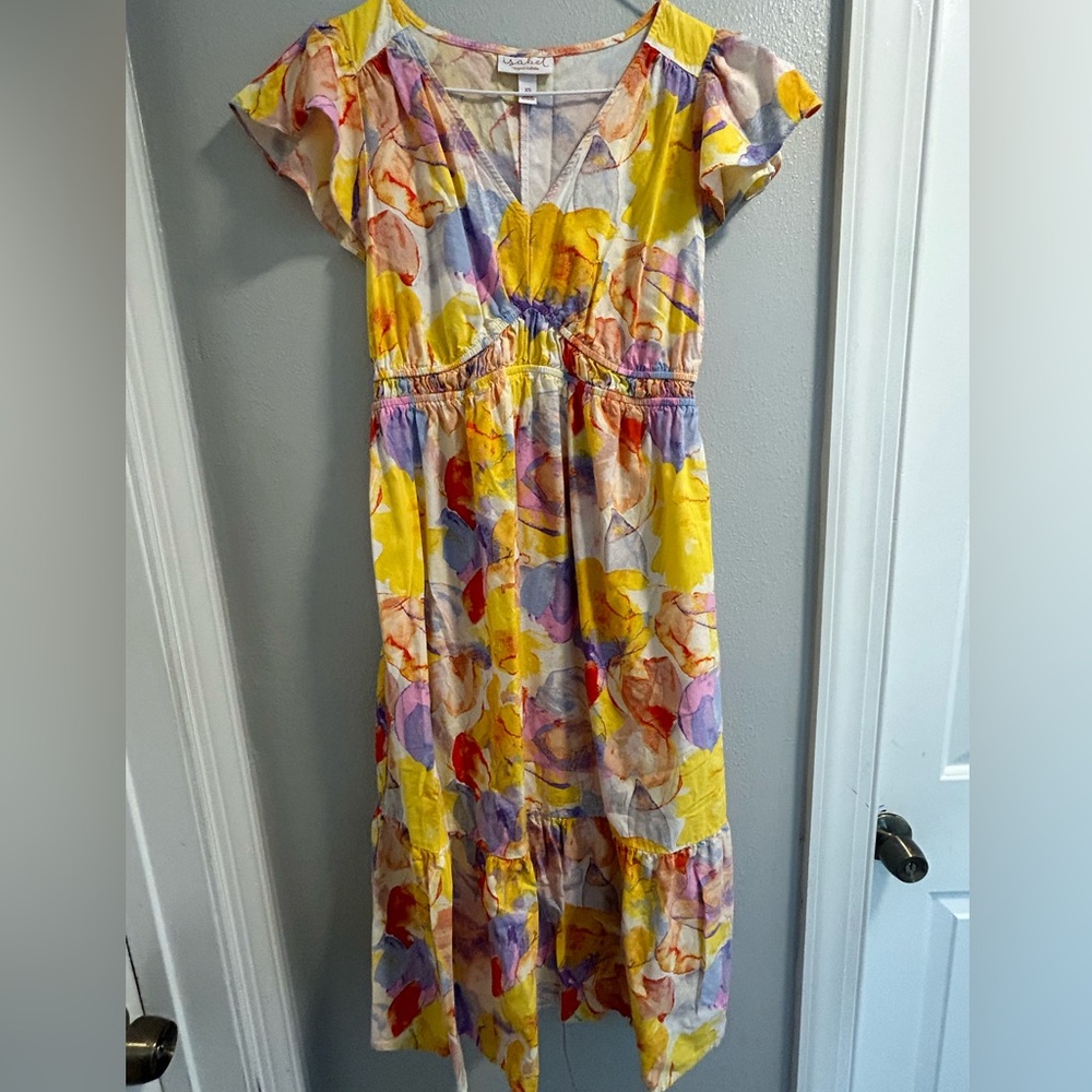 Ingrid & Isabel Pastel Watercolor Top